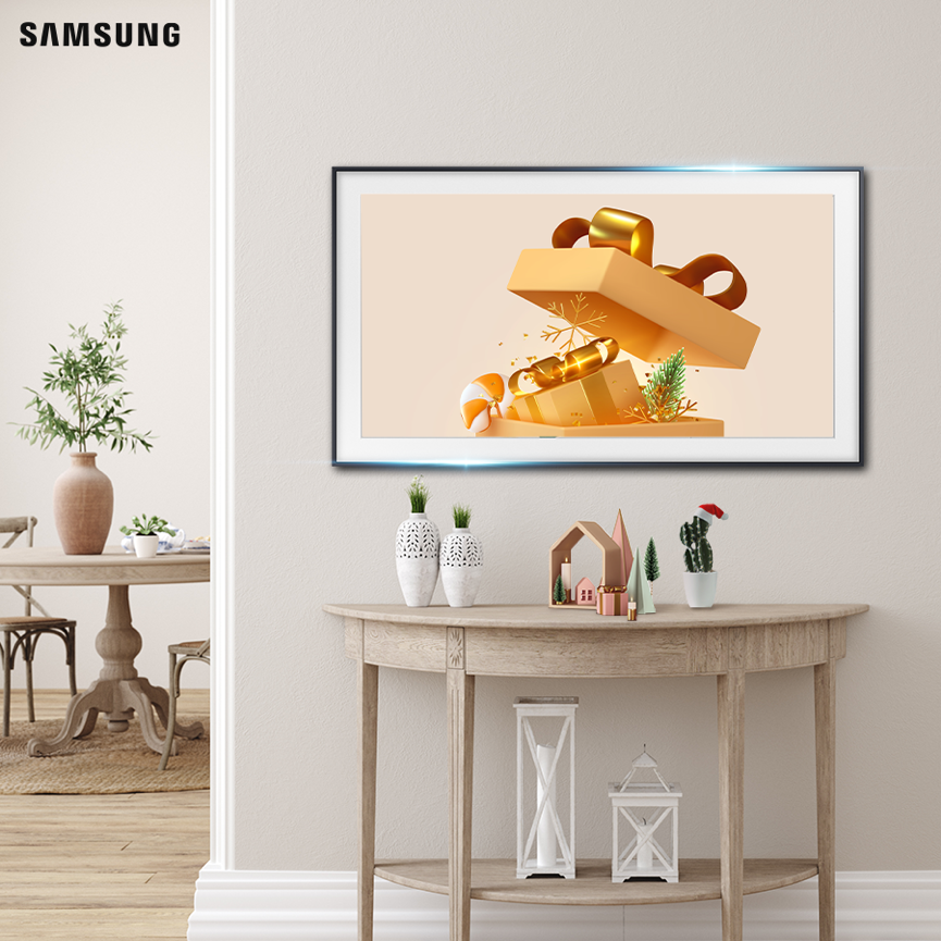 trang tri nha cua voi TV,  Samsung Lifestyle TV lam moi khong gian song,  chon TV nao cho mua le hoi anh 3