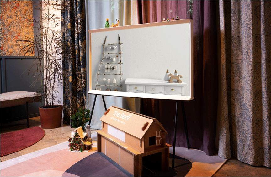 trang tri nha cua voi TV,  Samsung Lifestyle TV lam moi khong gian song,  chon TV nao cho mua le hoi anh 4