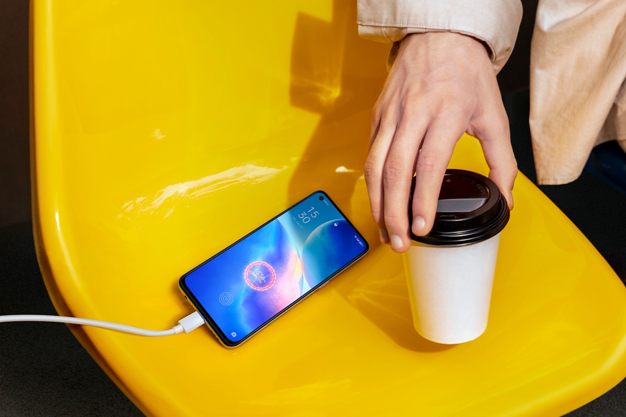 Oppo Reno5 sac day 80% trong 31 phut? hinh anh