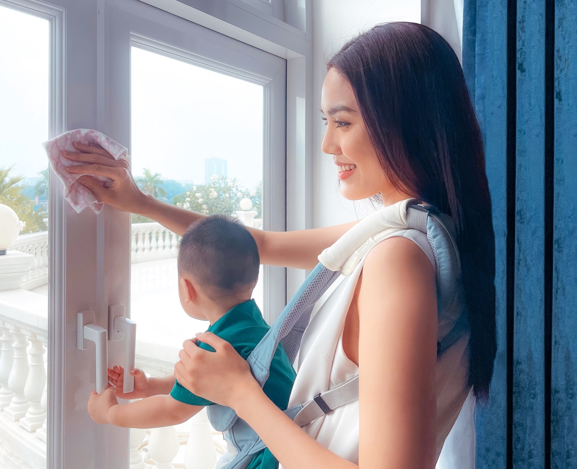 Lan Khue va hanh trinh tro thanh nguoi me tu tin hinh anh