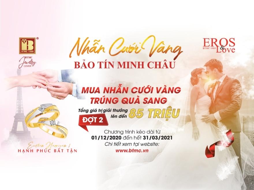 Co hoi mua nhan cuoi vang trung qua sang dot 2 tai Bao Tin Minh Chau hinh anh