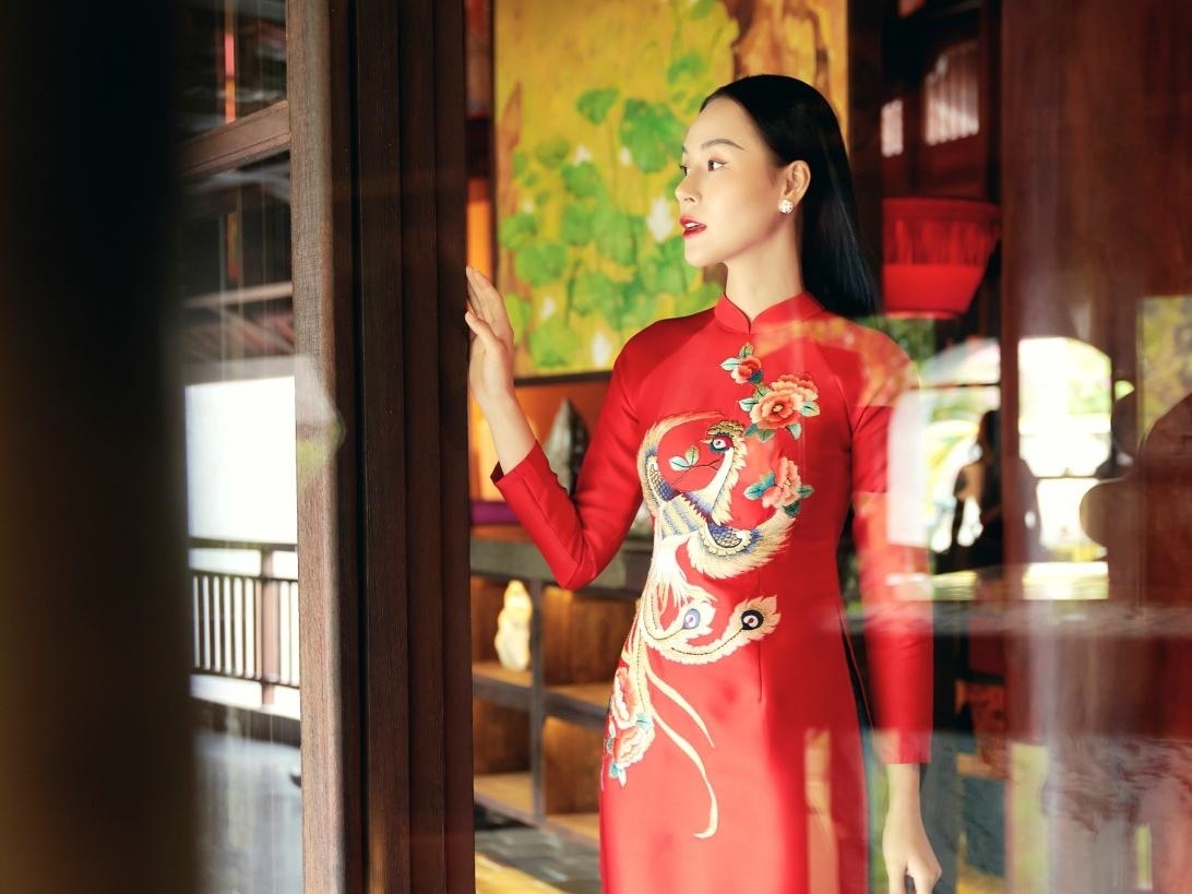 Ton vinh tinh hoa ao dai Viet qua BST 'Y nien' cua Ceilio hinh anh