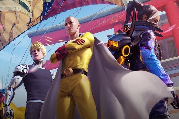 Free Fire ket hop One-Punch Man tung thu thach moi cho nguoi choi hinh anh