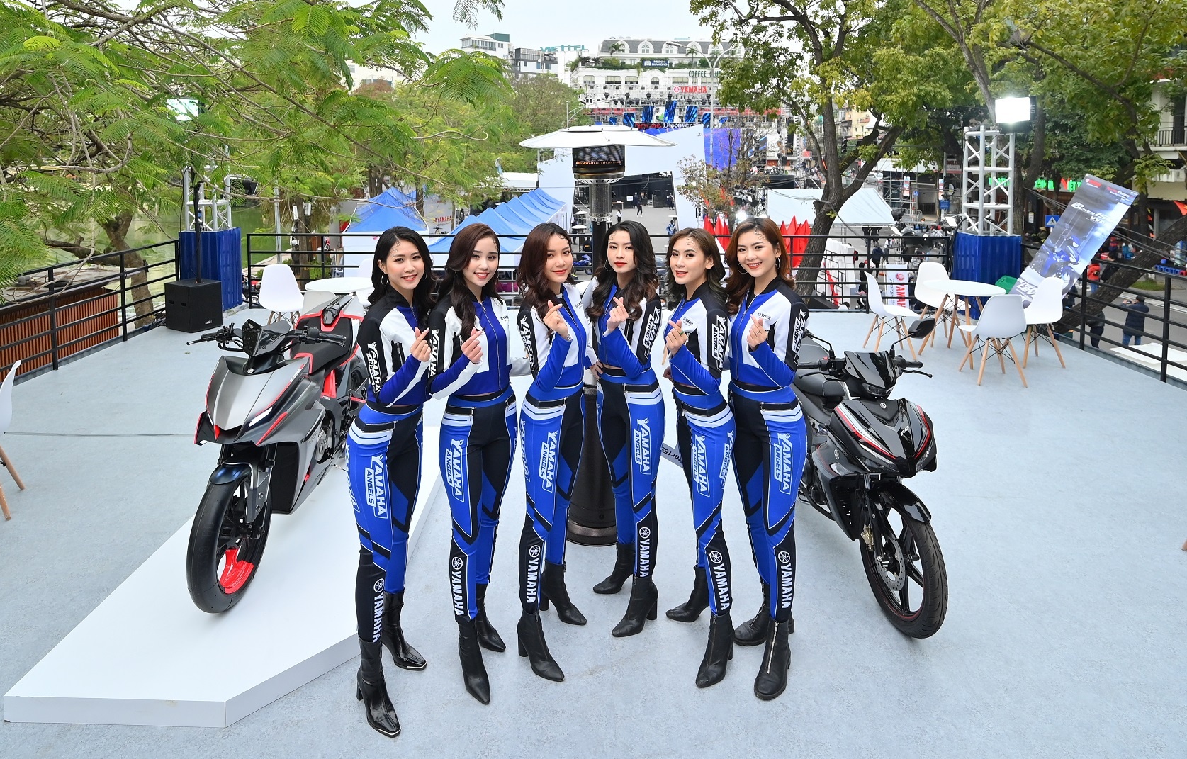 Su kien Yamaha Motor Expo thu hut 10.000 nguoi tham du tai Ha Noi hinh anh