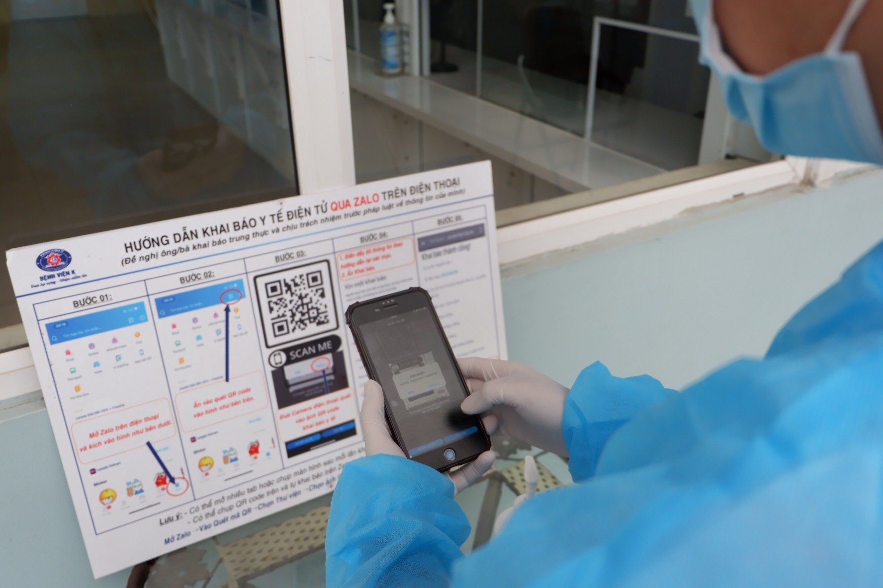 Video - Khai bao y te bang ma QR hinh anh
