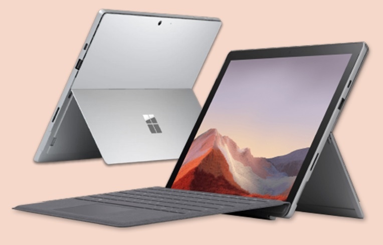 FPT Shop uu dai '1 doi 1' khi dat truoc Microsoft Surface Pro 7 hinh anh