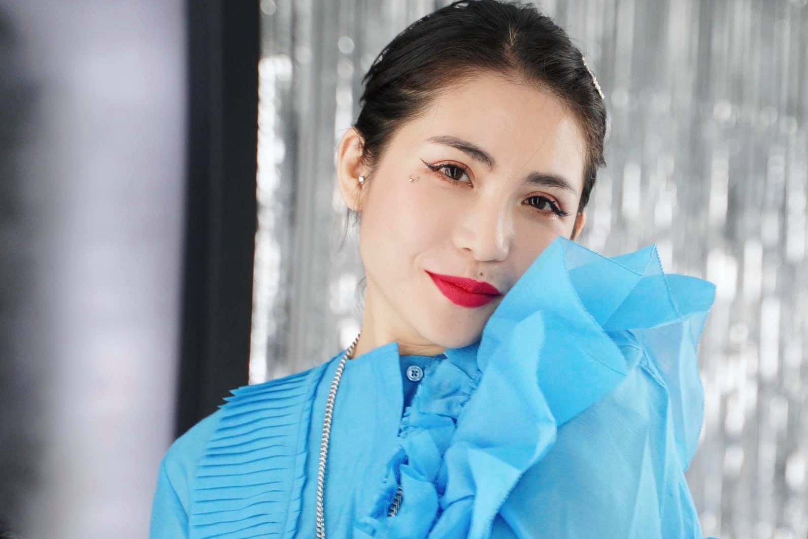 Lam Thuy Nhan: 'Toi hanh phuc khi co tro thu giup viec nha' hinh anh