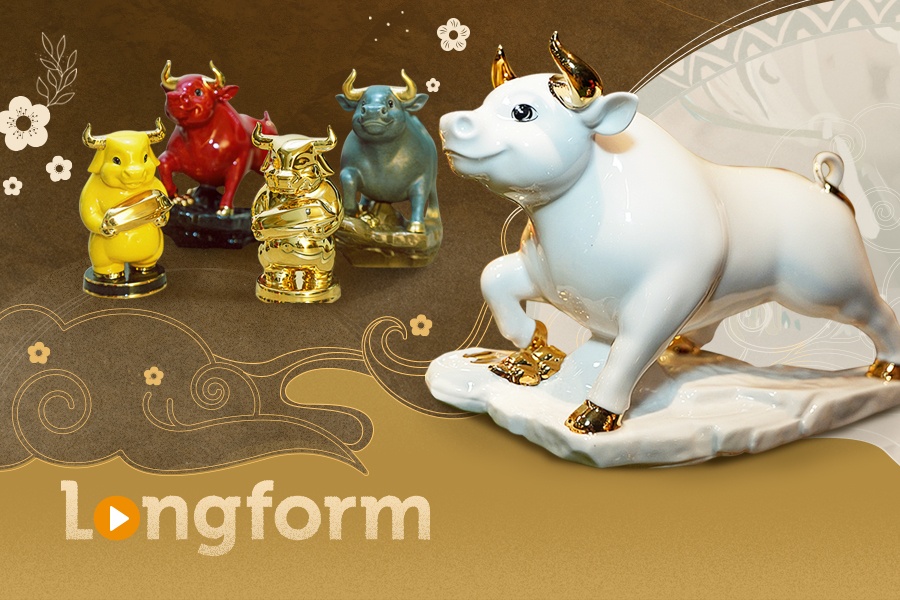 Tuong trau Tet sang trong qua ban tay sang tao cua nghe nhan Viet hinh anh