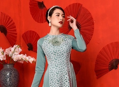 Suc hut tu bo suu tap ao dai Tet cua Orchid hinh anh