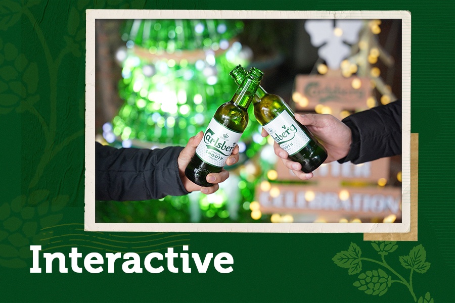 Em muot tung khoanh khac mua le hoi cung Carlsberg hinh anh