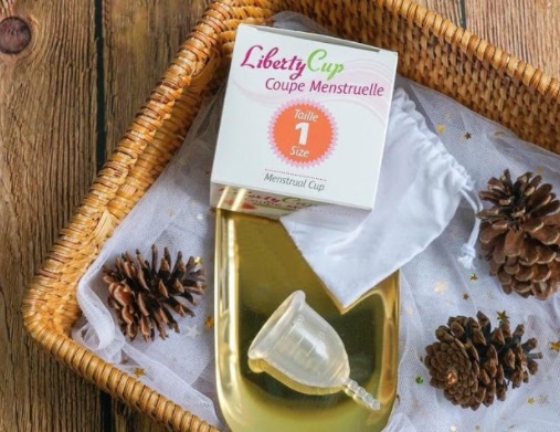 Coc nguyet san Liberty Cup lam tu silicone khang khuan hinh anh