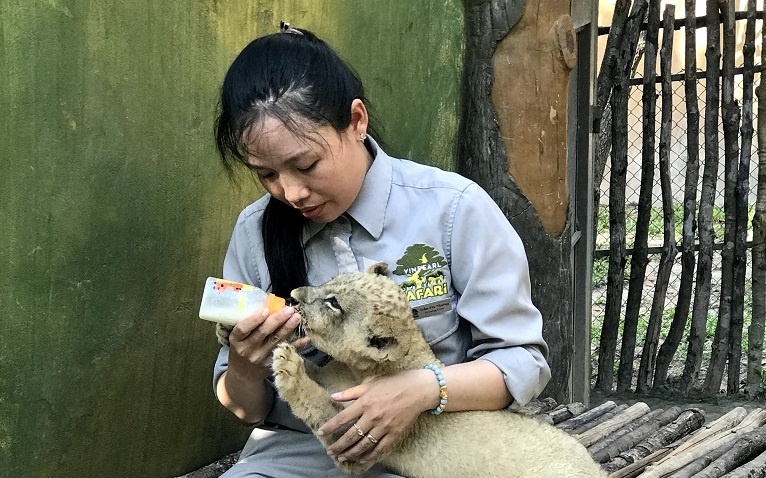 Nhung ‘bao mau’ tham lang tai Vinpearl Safari hinh anh