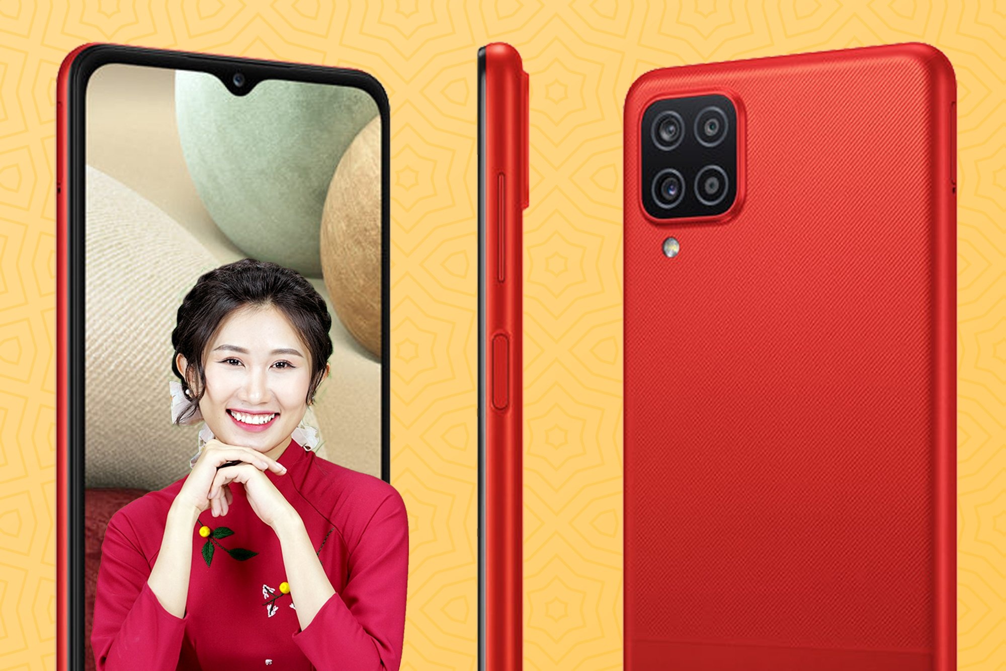 Chao nam Tan Suu voi Samsung Galaxy A12 hinh anh