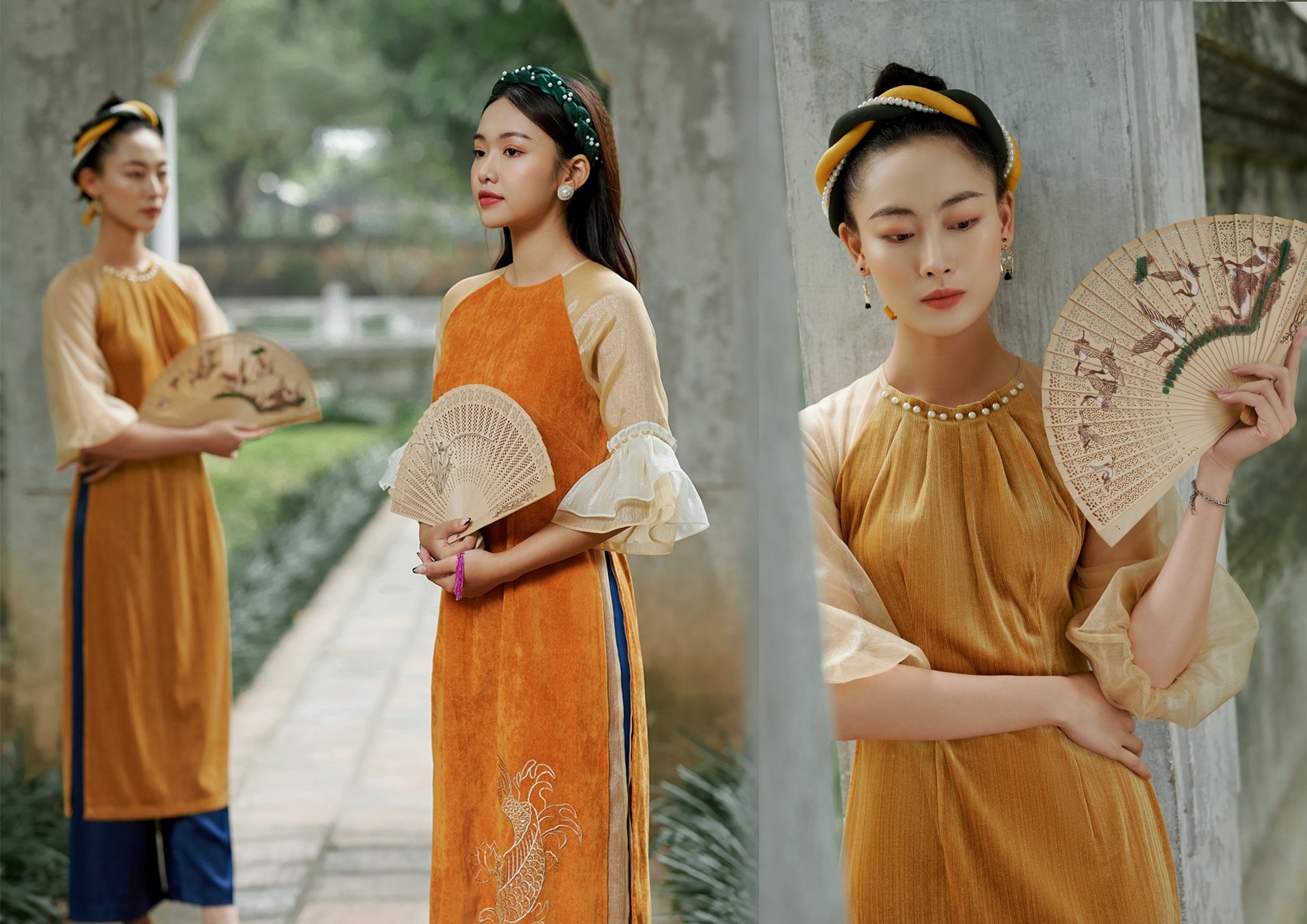 Ngam BST ao dai 'Em A' cua Her 25 hinh anh