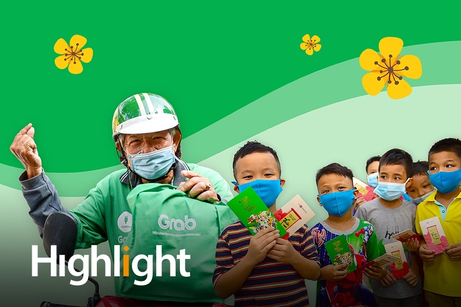 Hanh trinh trao ‘Tet du day’ den doi tac va cong dong cua Grab hinh anh