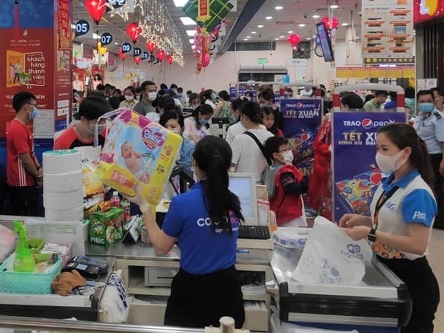 Co.opmart, Co.opXtra mo cua tu 7h phuc vu khach sam Tet hinh anh