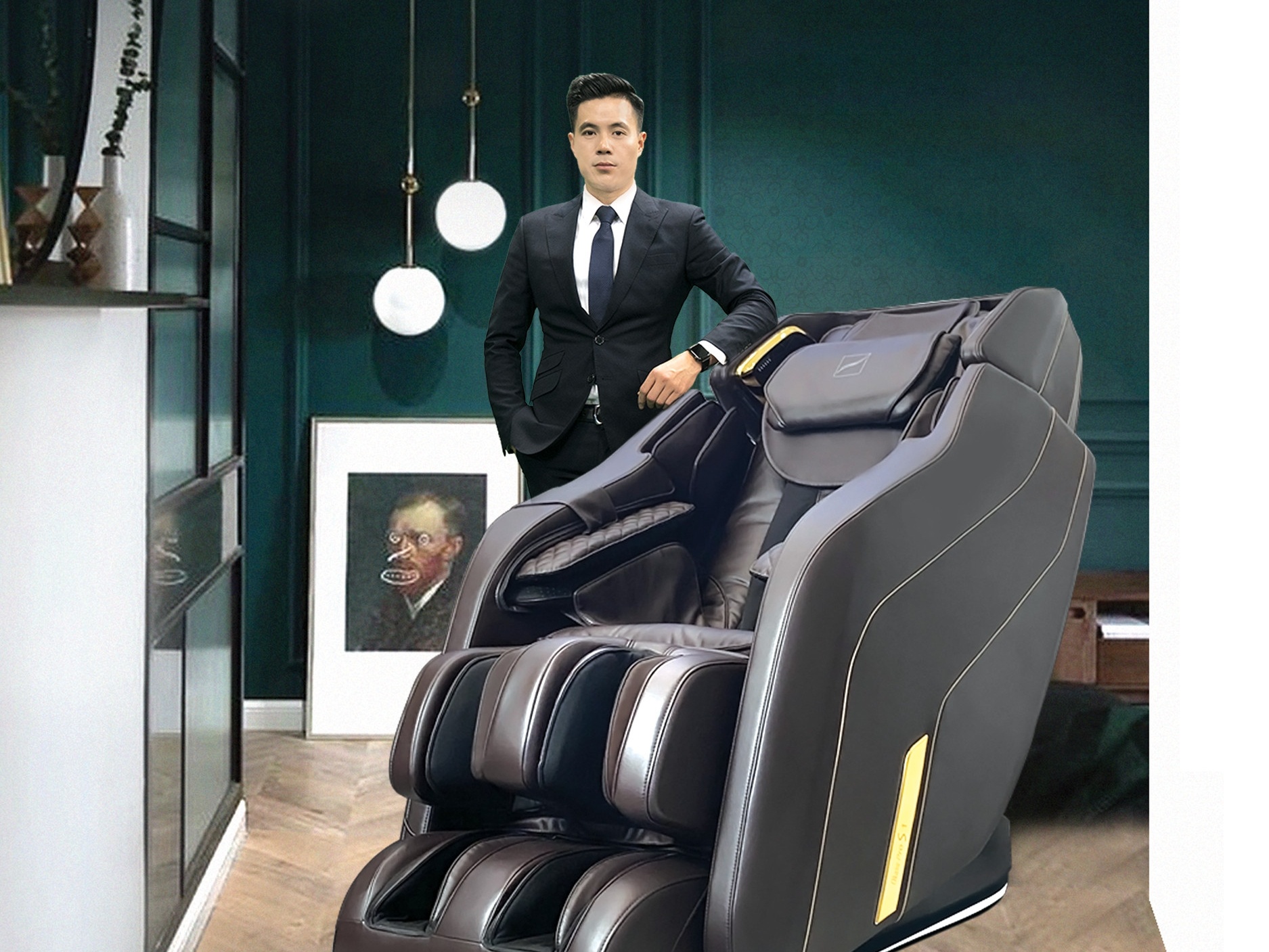 Ghe massage cao cap thu hut nguoi tieu dung hinh anh