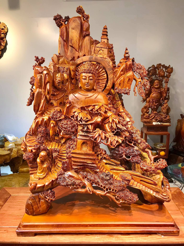 Tượng gỗ Trung Kiên ảnh 3 Tuong go Trung Kien anh 3