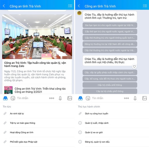 Zalo,  cong an tinh Tra Vinh anh 2
