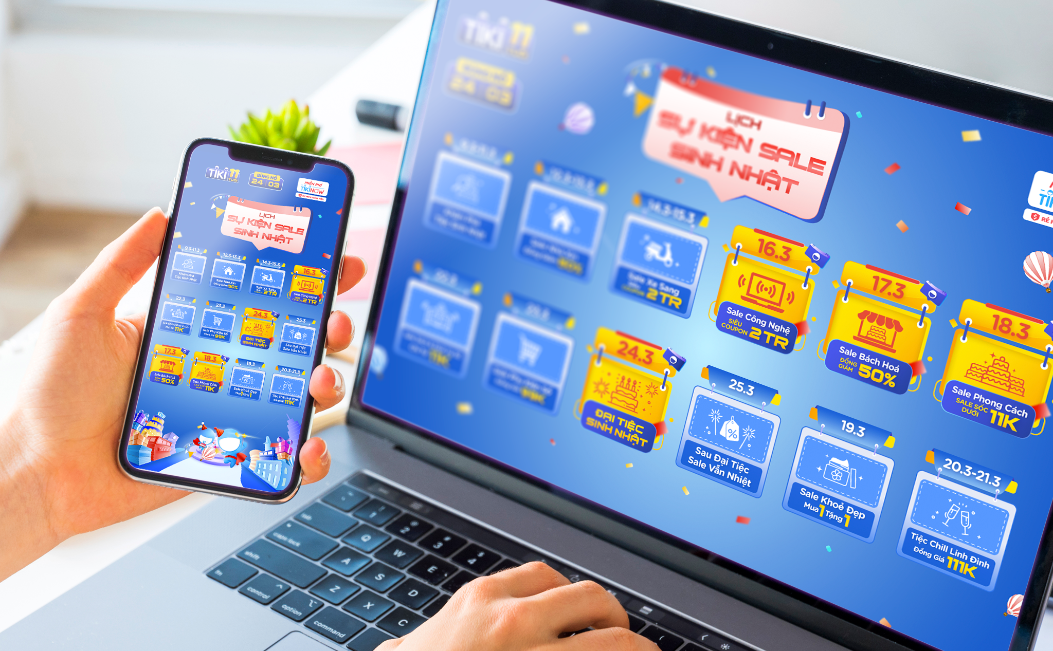 Sinh nhat Tiki anh 1