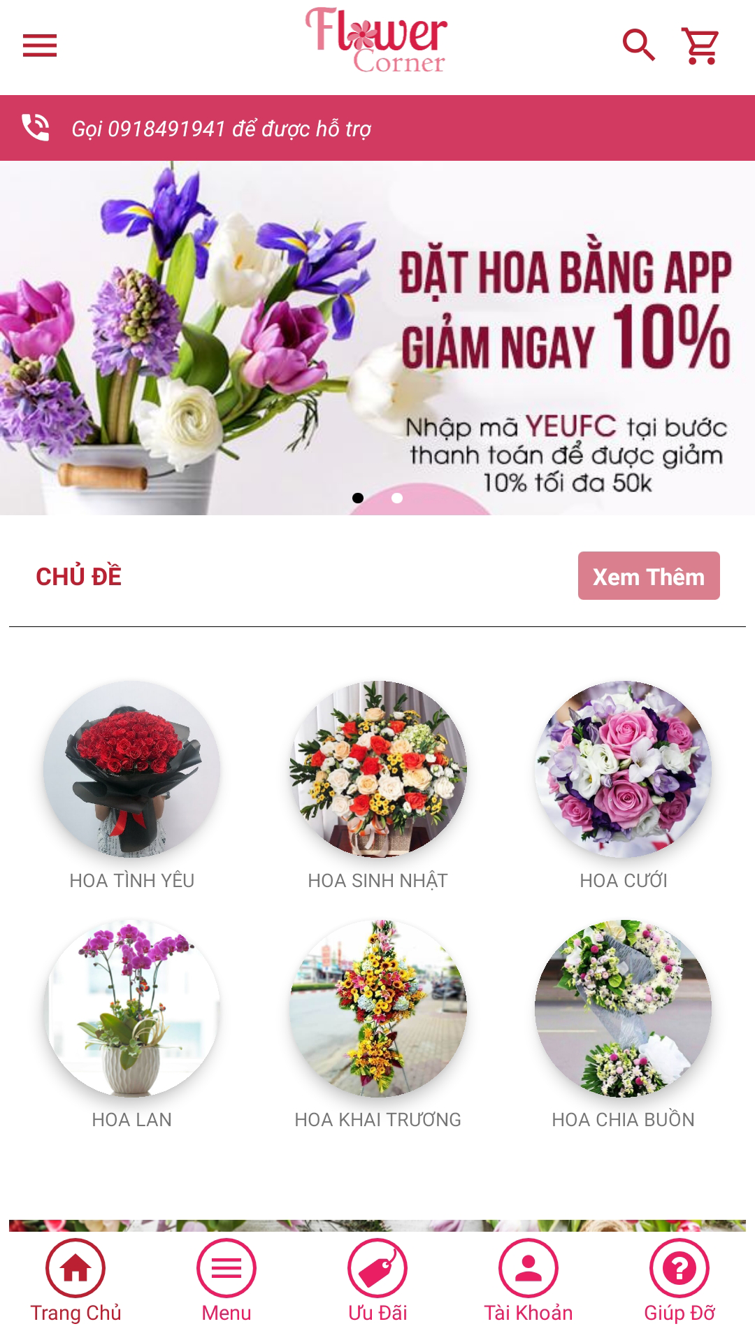 Flower Corner,  ung dung dat hoa anh 1