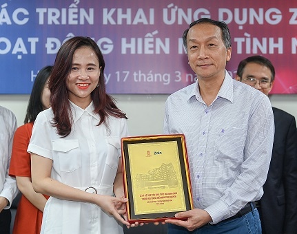 Hieu qua trong cong tac cham soc nguoi hien mau cua Zalo chatbot hinh anh