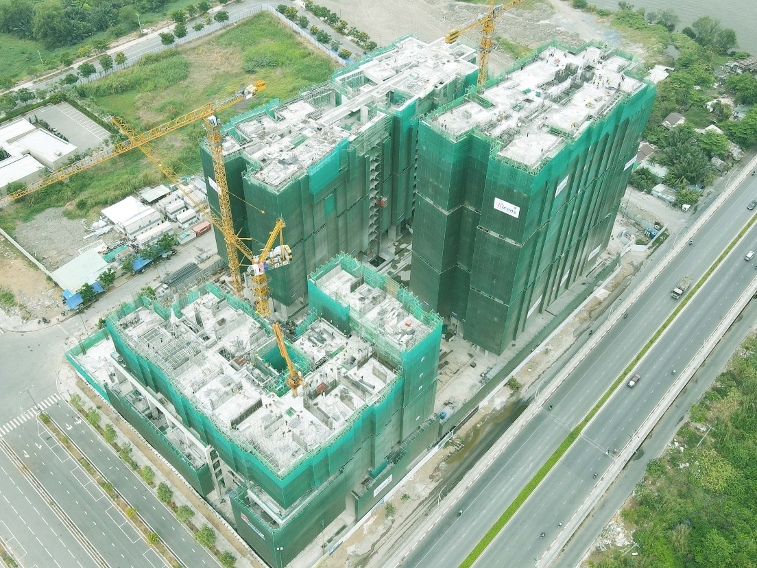 City Garden Thu Thiem cat noc toa thap Thames Tower hinh anh