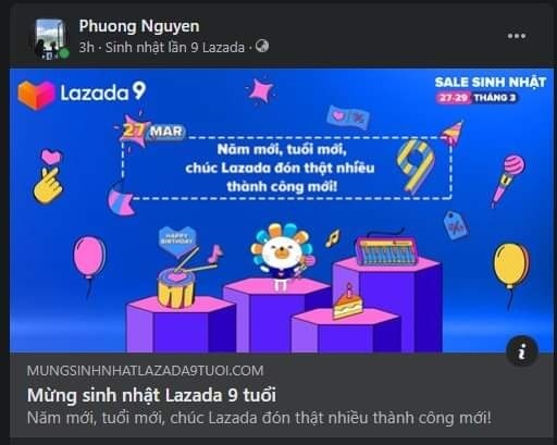 Lazada, sinh nhật Lazada ảnh 3 Lazada, sinh nhat Lazada anh 3