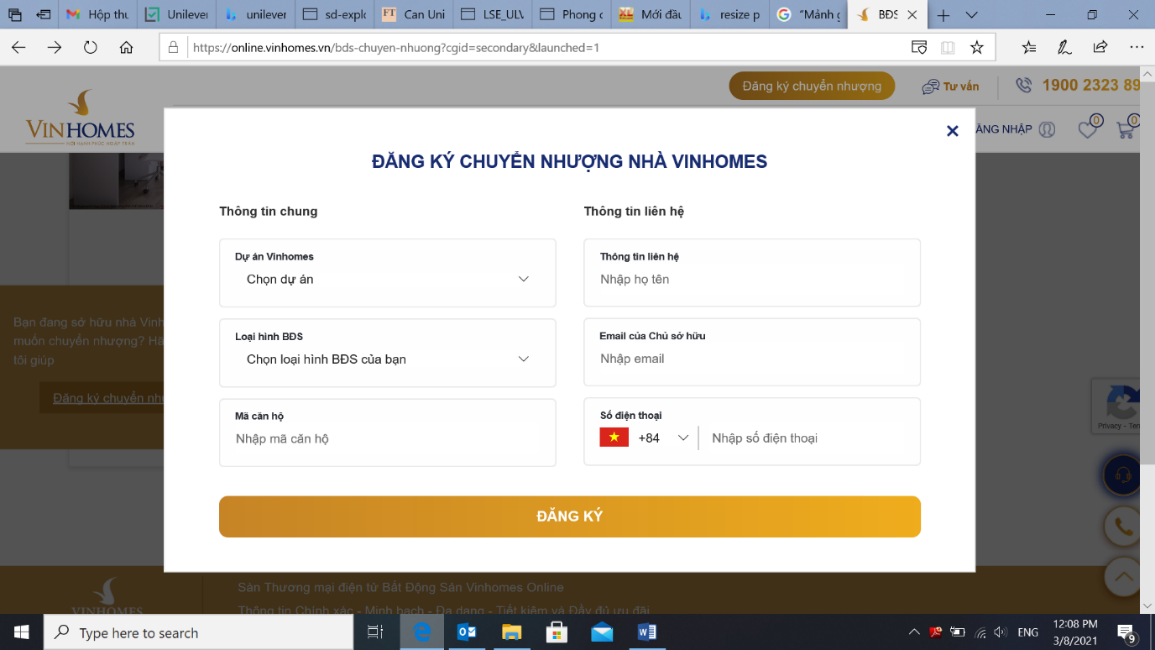 Vinhomes Online,  san bds cua vinhomes anh 2