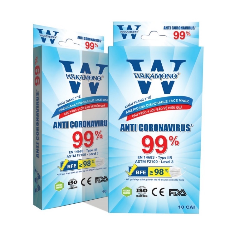 Khau trang Wakamono,  khau trang chong covid-19 anh 1