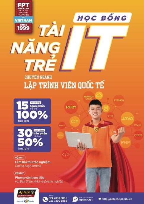 FPT Aptech,  tuyen sinh IT anh 3