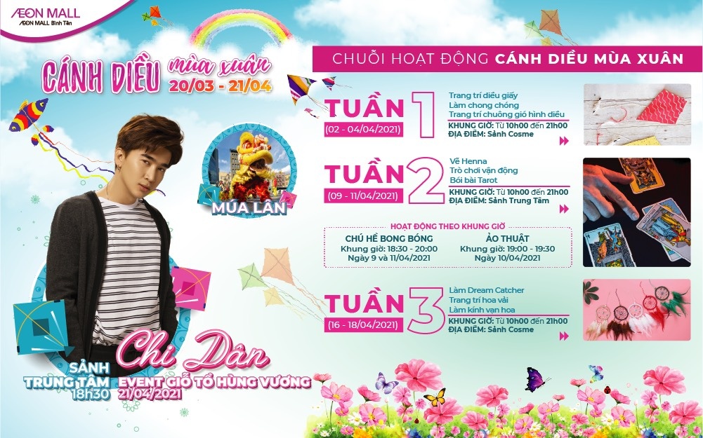 AEON Mall Binh Tan,  Mua xuan dieu ky anh 3