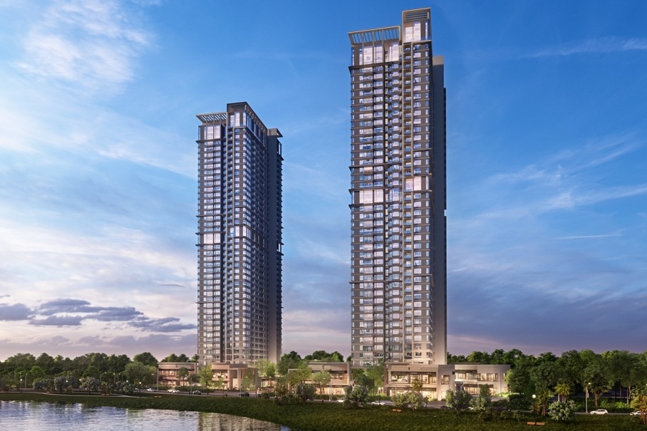 Toan canh khong gian thien nhien bao quanh 2 toa thap Haven Park hinh anh