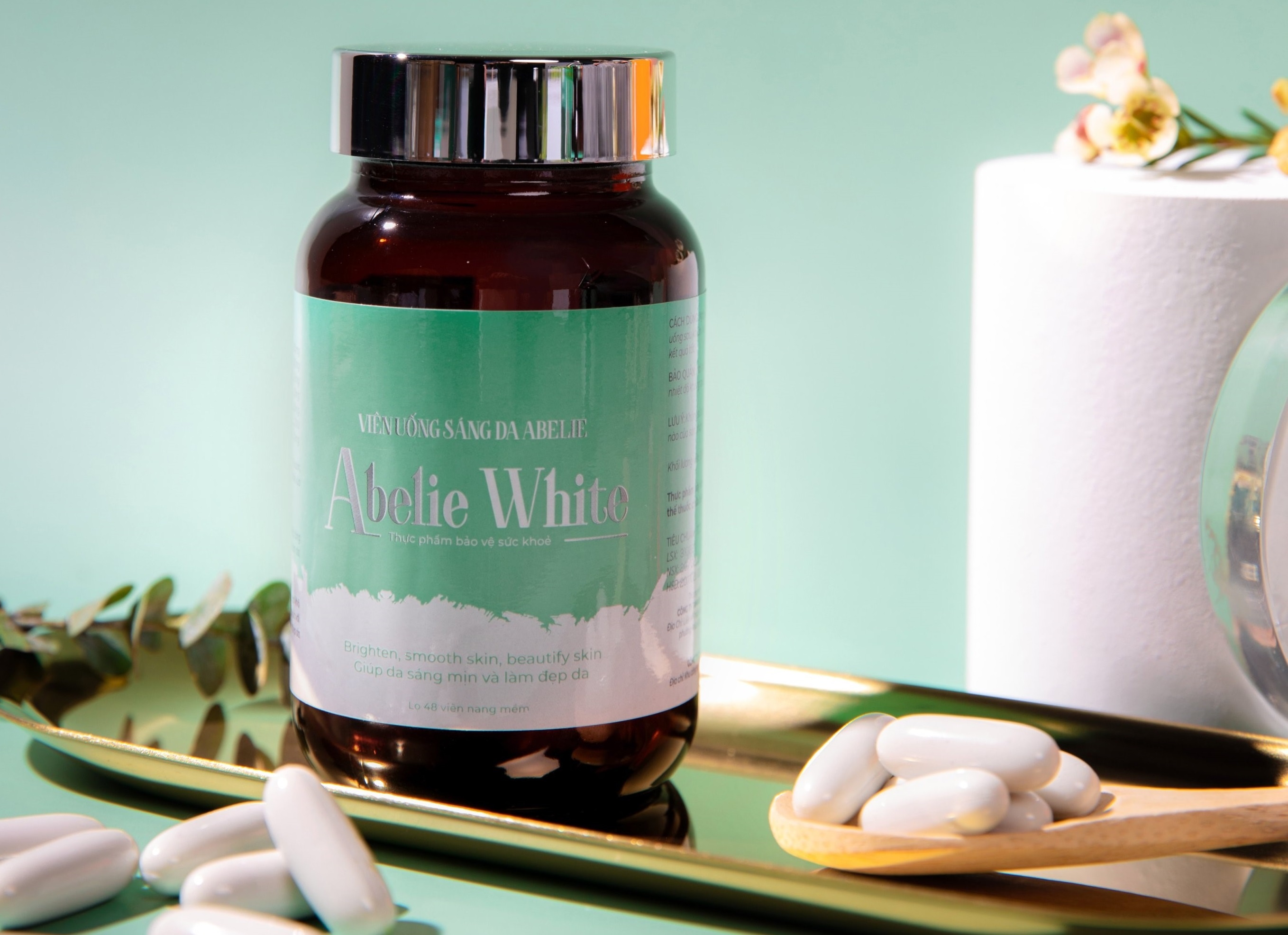 Ho tro lam dep da voi vien uong Abelie White hinh anh