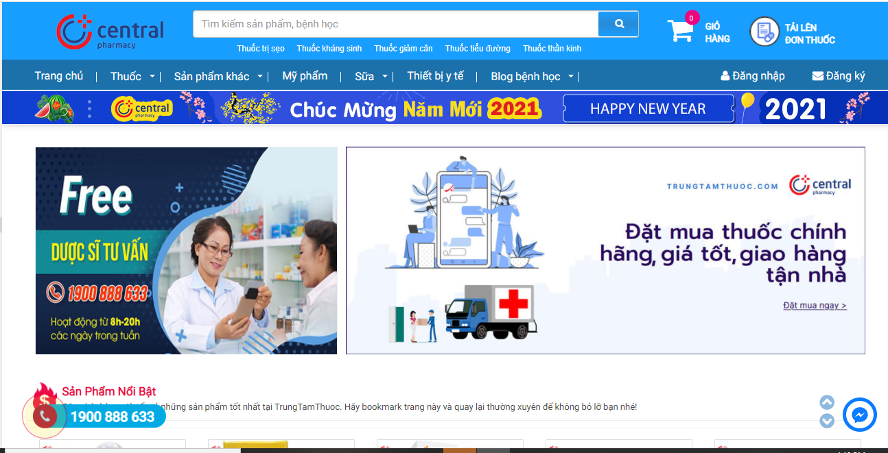 Central Pharmacy,  nha thuoc online anh 2
