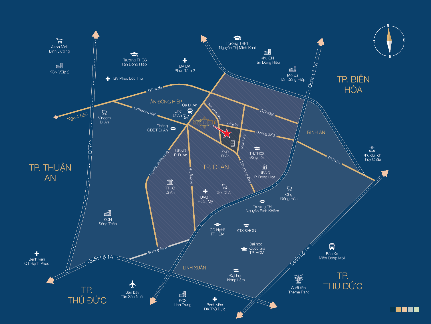 Cite D'amour,  bat dong san Di An anh 1