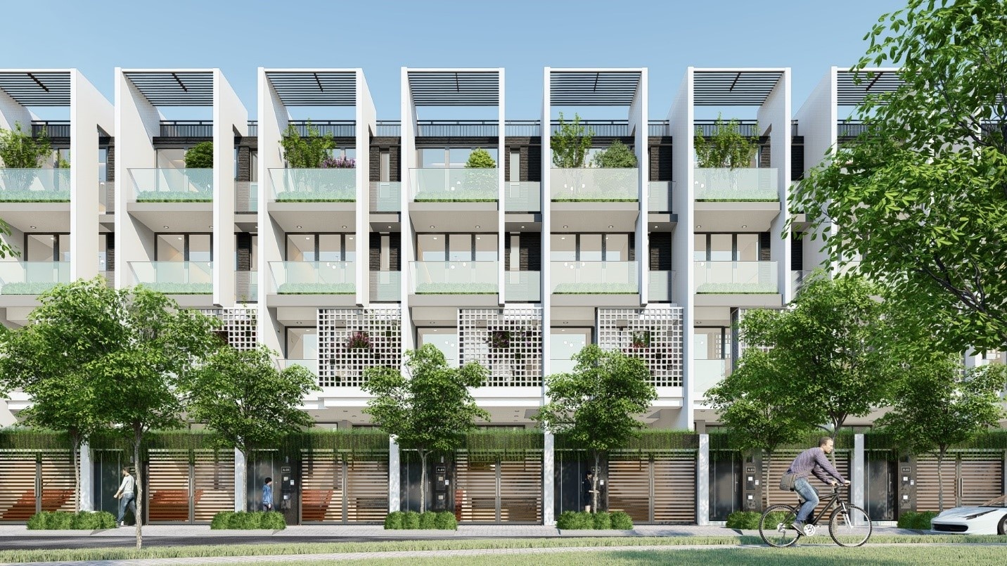 Nha pho van co suc hut voi gioi dau tu hinh anh