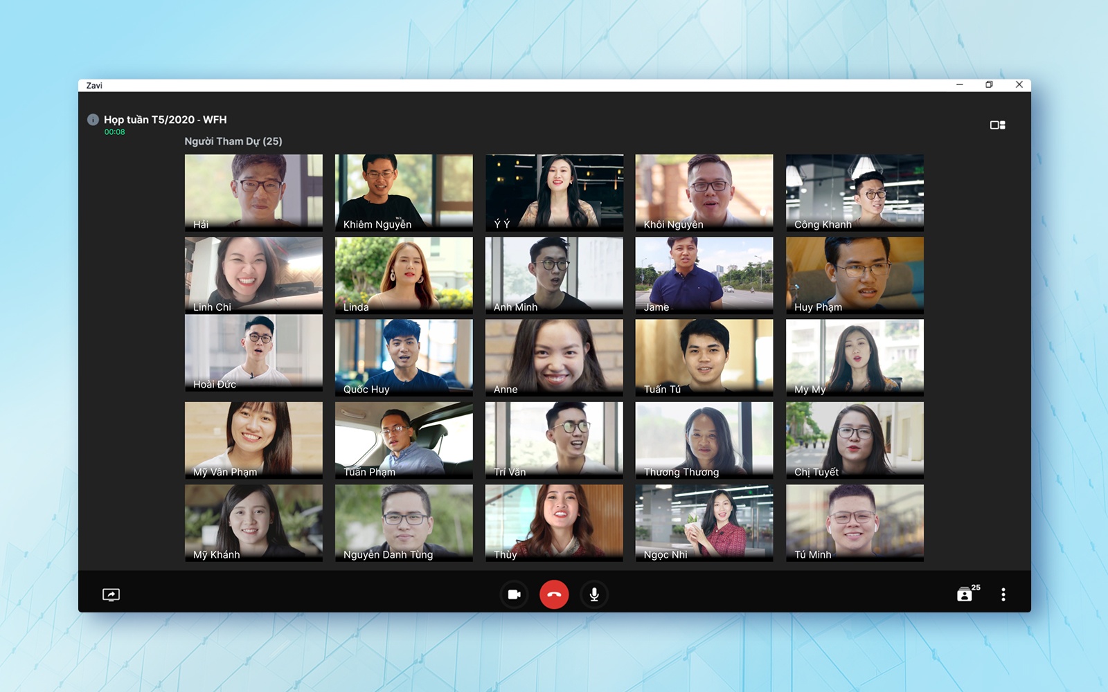 Zalo PC,  day hoc online anh 1