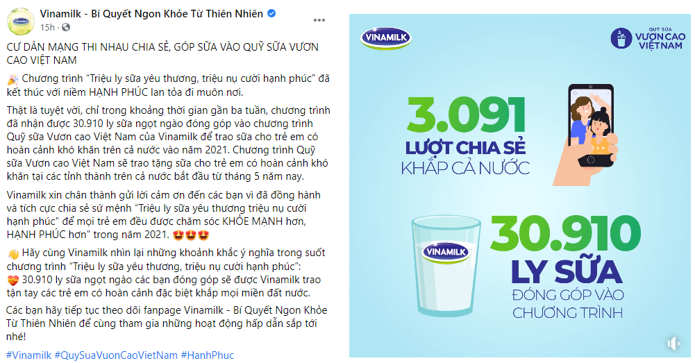 Vinamilk,  Quỹ sữa Vươn cao Việt Nam ảnh 1 Vinamilk,  Quy sua Vuon cao Viet Nam anh 1
