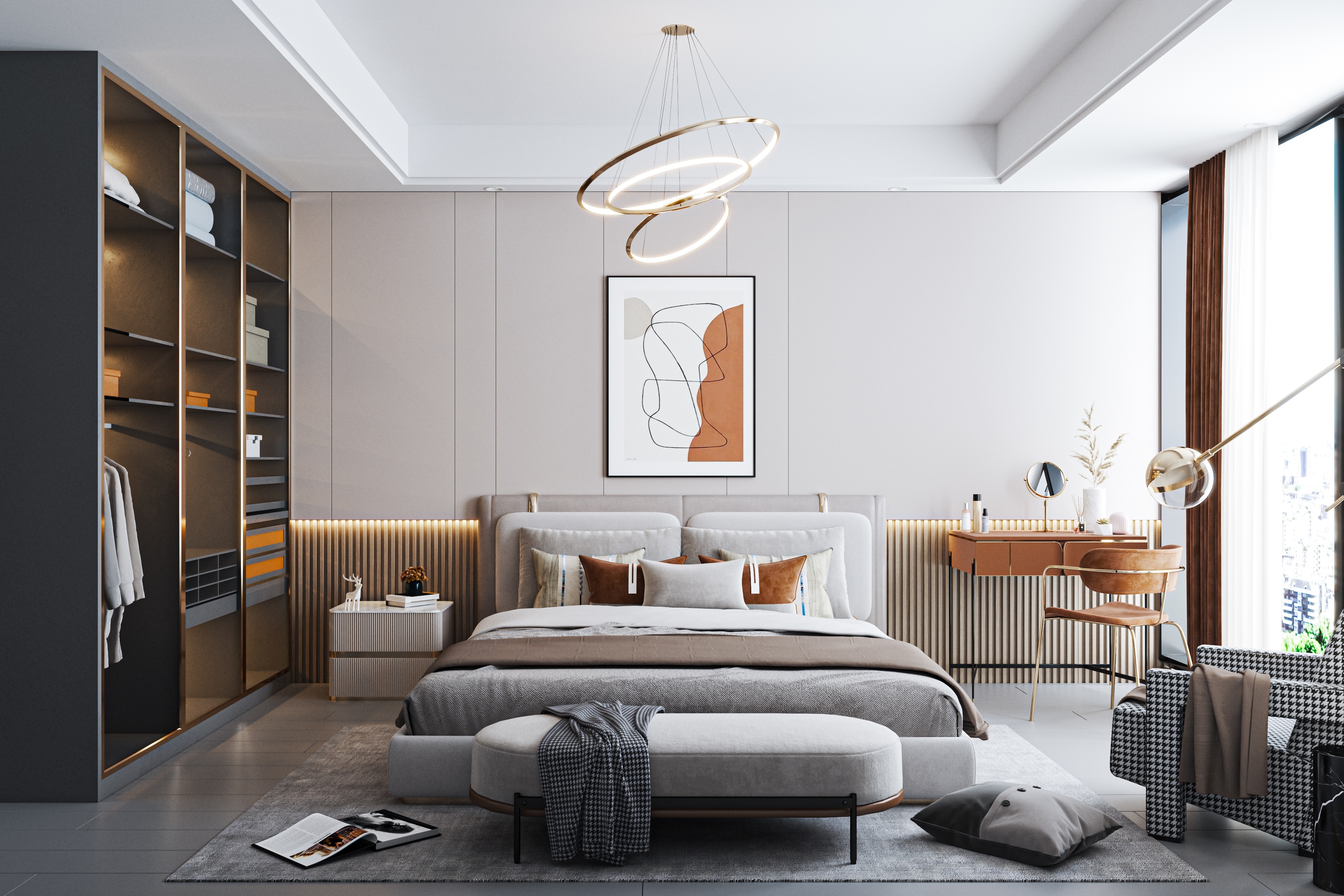 phong cach hien dai,  phong cach ban co dien anh 2