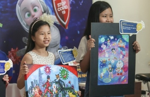 Khoi dong cuoc thi ve tranh sang tao Smile Art Contest 2021 hinh anh