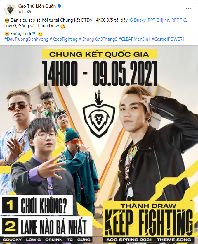 Dau Truong Danh Vong mua Xuan anh 1