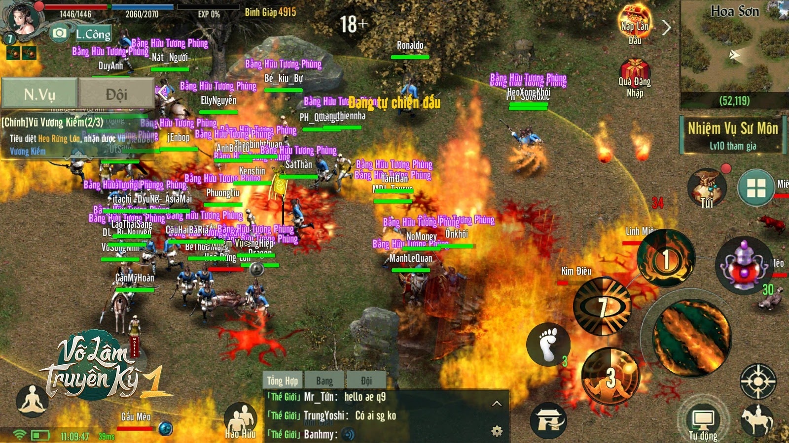 'De che' Vo Lam Truyen Ky 1 Mobile: Gan 2 trieu luot tai sau mot thang hinh anh