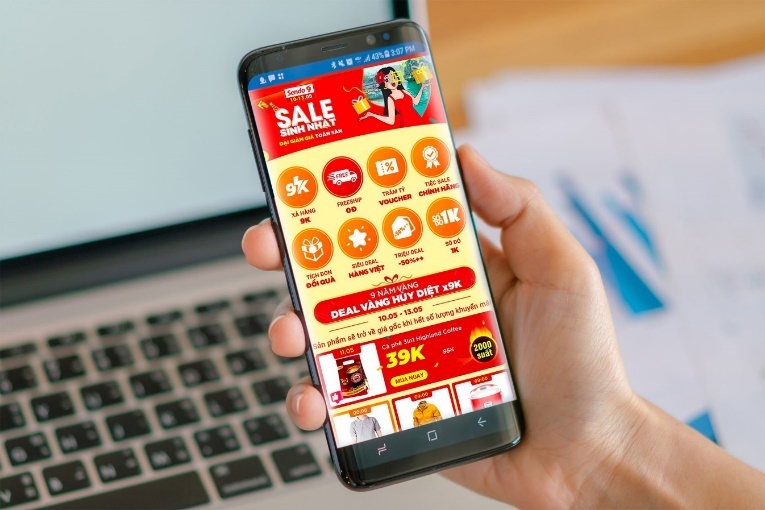 Sendo tung tram ty voucher mung sinh nhat 9 tuoi hinh anh