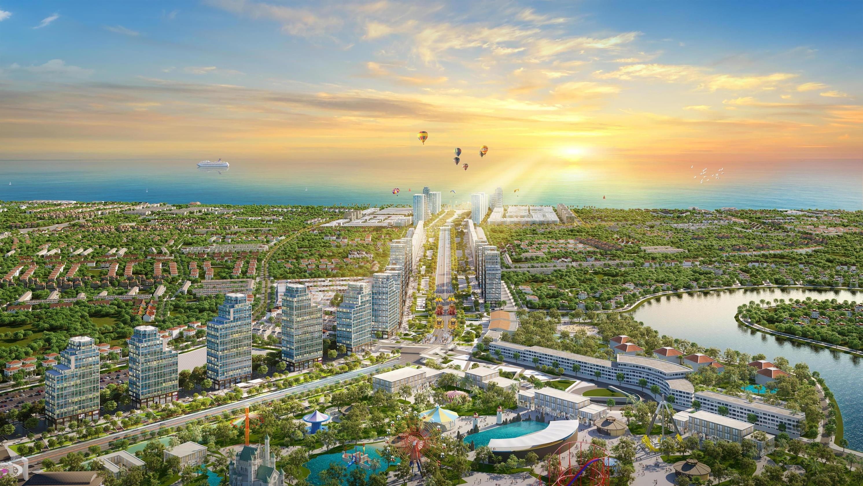 Ra mat khu do thi Sun Grand Boulevard rong 280 ha tai Sam Son hinh anh