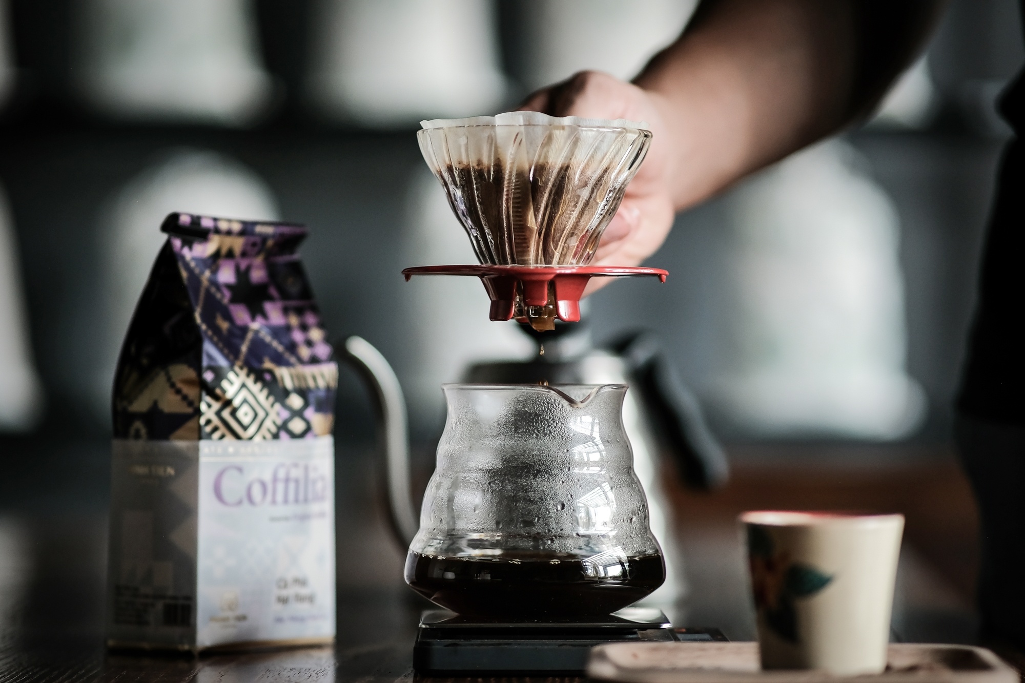 Minh Tien,  ca phe Son La anh 9