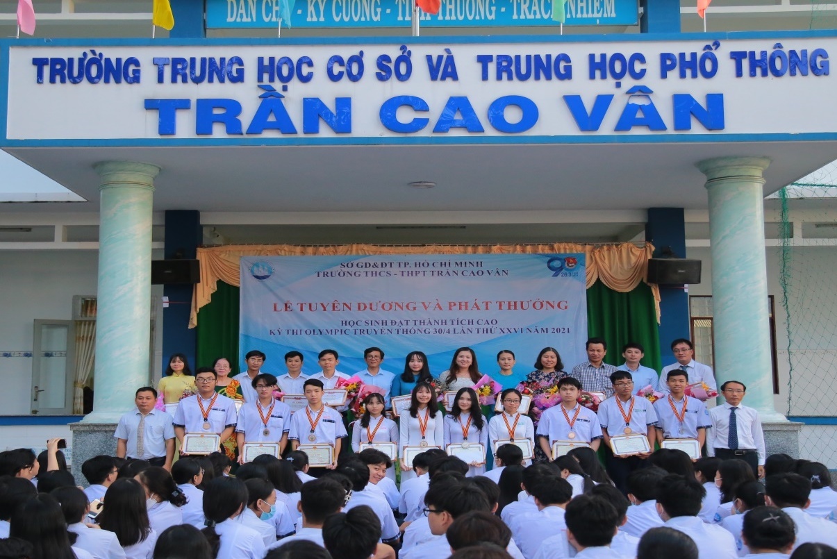 Ngoi truong tu thuc co nhieu hoc sinh gioi cap thanh pho hinh anh