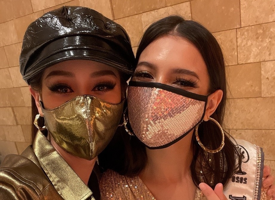 Diem chung giua Hoa hau Khanh Van va Hoa hau Lao Christina Lasasimma hinh anh