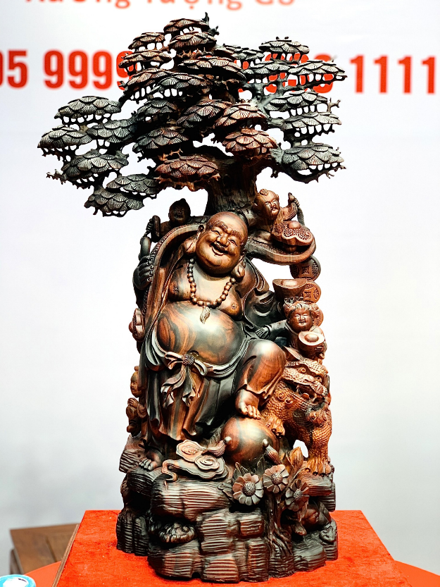 tuong phong thuy,  dieu khac go anh 3