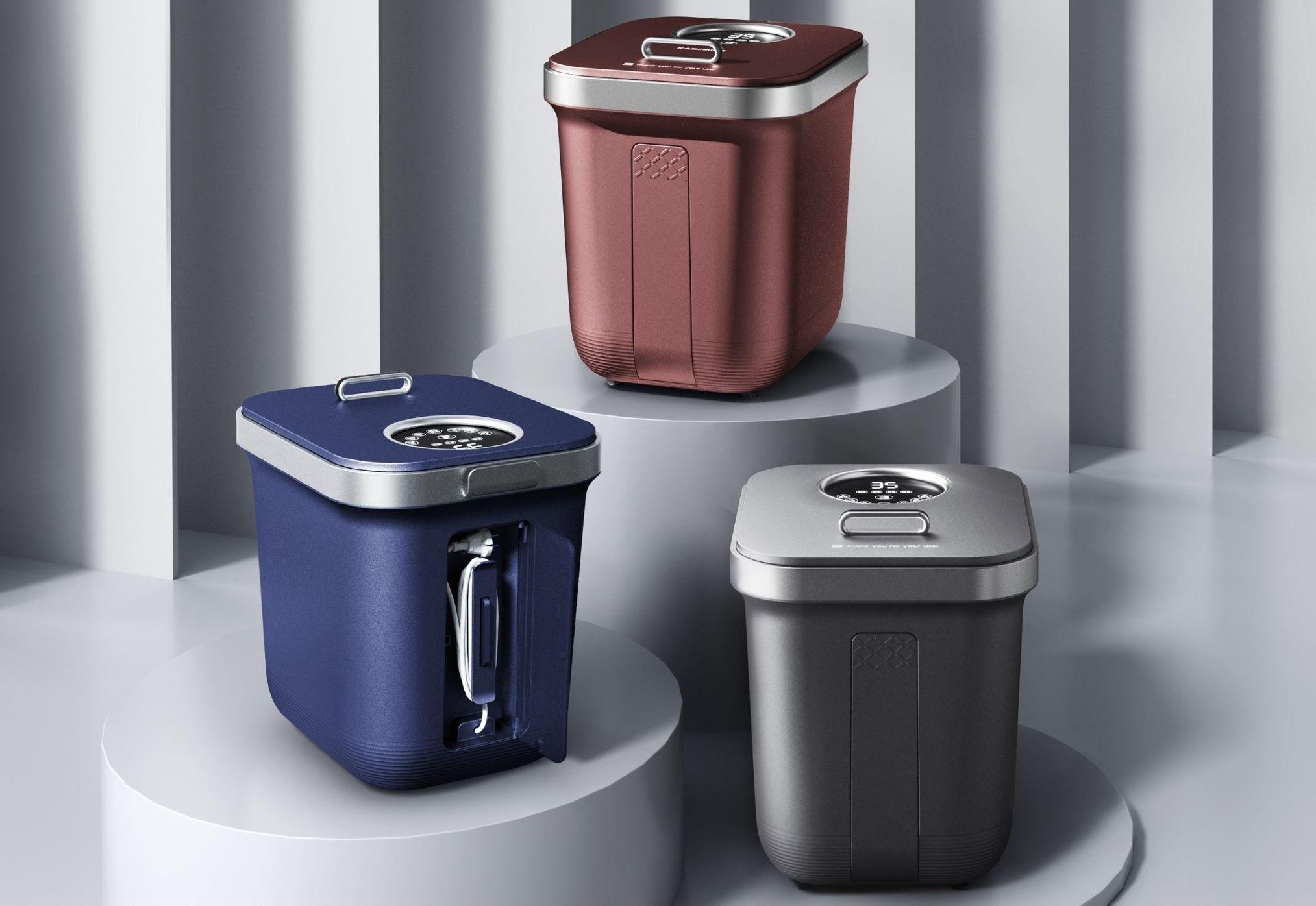 Cai thien suc khoe voi may massage ngam chan hinh anh